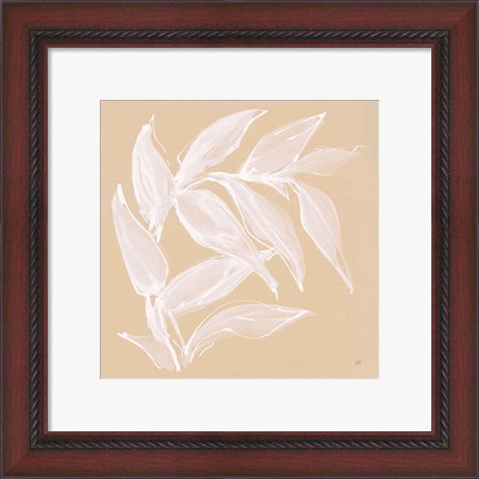 Framed Leaf Study VI Print