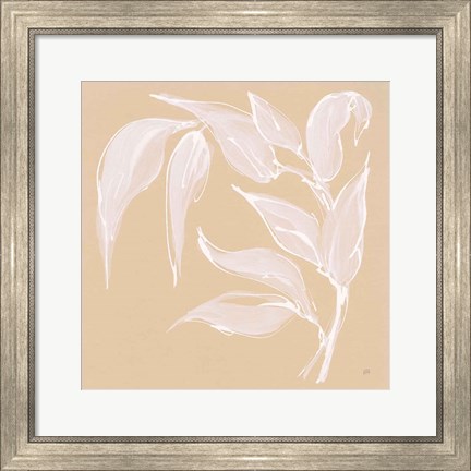 Framed Leaf Study V Print