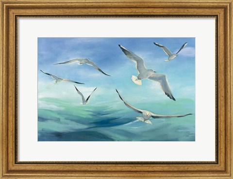 Framed Sea Flight Print