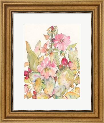 Framed Cactus Blooms Print