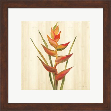 Framed Tropical Garden I Print