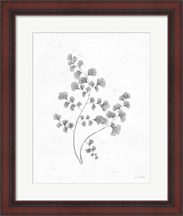 Framed Soft Summer Sketches IV Blue Print