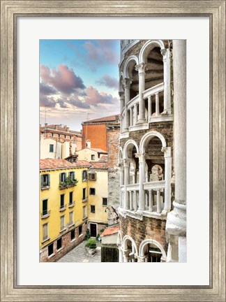 Framed Scala Contarini del Bovolo #2 Print