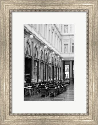 Framed Royal Galleries Black and White Print