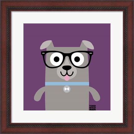 Framed Bow Wow Pitt Bull Print