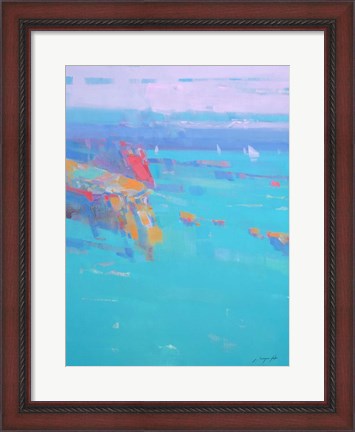 Framed Turquoise Bay Print