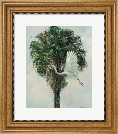 Framed Cabbage Palm Print