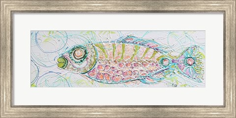 Framed Fish Face Left Print