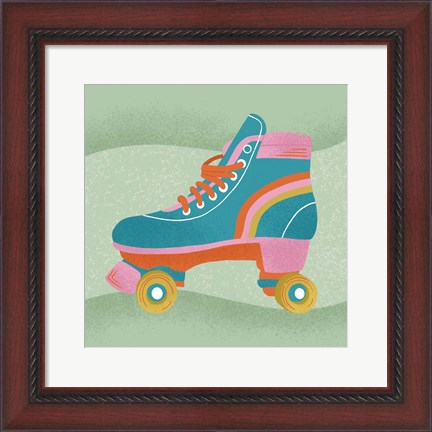 Framed Roller Skate Print