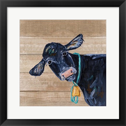 Framed Cow Print