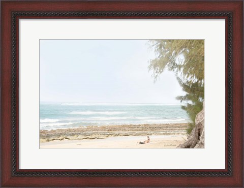 Framed Day at the Beach I Print