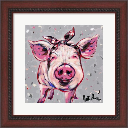 Framed Farm Pop-Priscilla Print