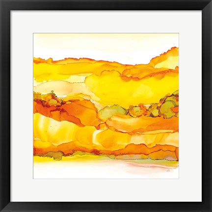 Framed Yellowscape II Print