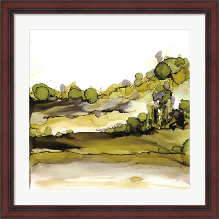 Framed Greenscape II Print