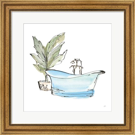 Framed Tub II Print