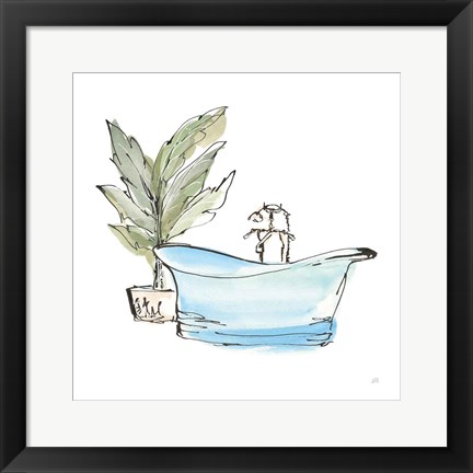 Framed Tub II Print