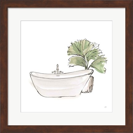 Framed Neutral Tub I Print