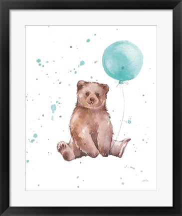 Framed Festive Bear Print