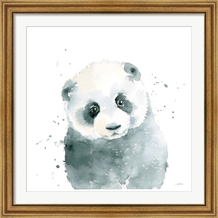 Framed Panda Cub Print