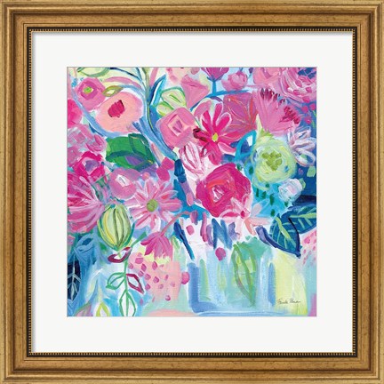 Framed Spring Burst I Print