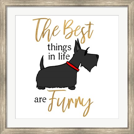 Framed Puppy Positive IV Print