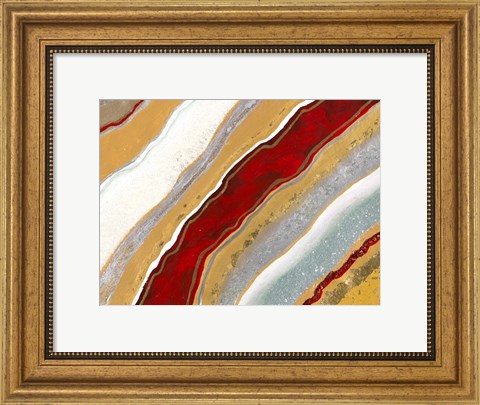 Framed Red Earth I Print