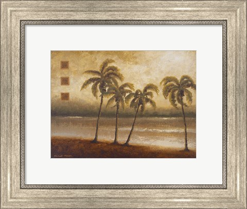 Framed Tropical Escape I Print