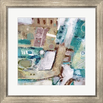 Framed City Life II Print