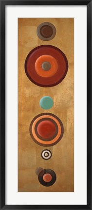 Framed Les Circles II Print