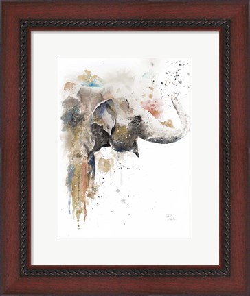 Framed Water Elephant Print