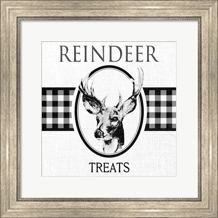 Framed Reindeer Treats Print