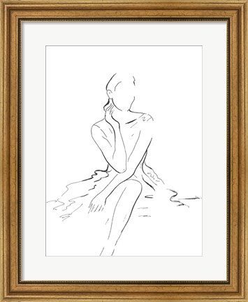 Framed Fashion Illustration Print