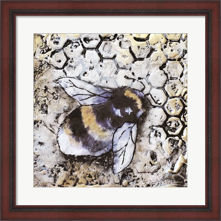 Framed Worker Bees I Print