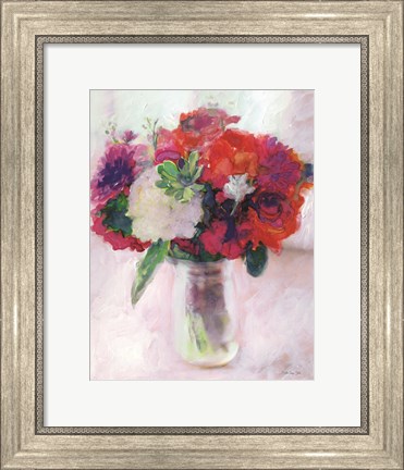 Framed Dramatic Blooms 2 Print