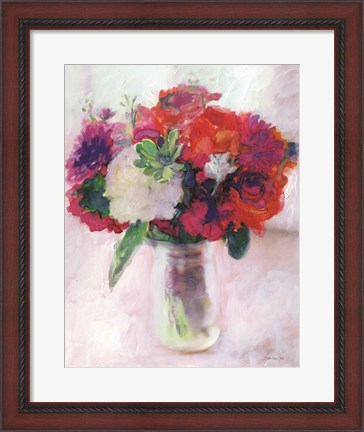 Framed Dramatic Blooms 2 Print