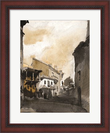 Framed Paris Street 6 Print