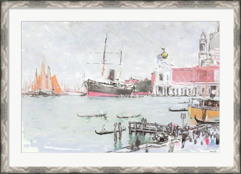 Framed Port of Venice Print