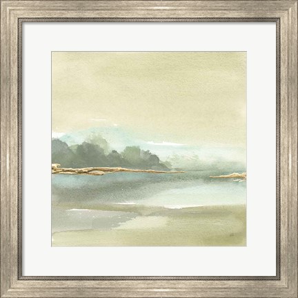 Framed Gold Earth IV Print