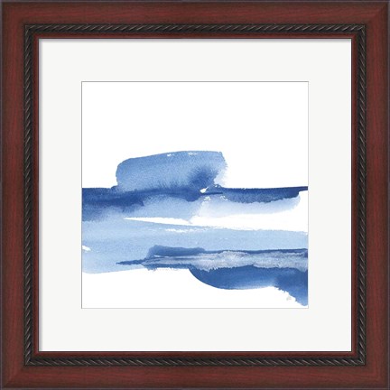 Framed Classic Blue I Print