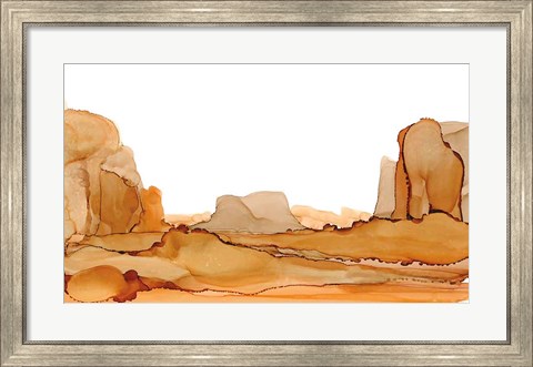 Framed Brownscape I Print