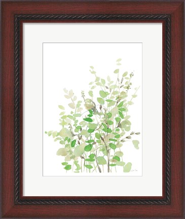 Framed Spring Greens Print