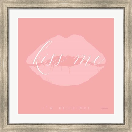 Framed Kiss Me Print