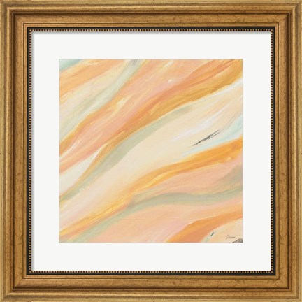 Framed Pink Waves Print