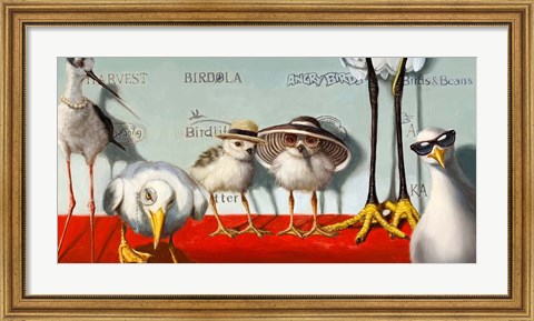 Framed Hampton Chicks Print