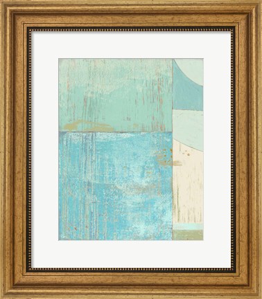 Framed Coastal Blues No. 2 Print