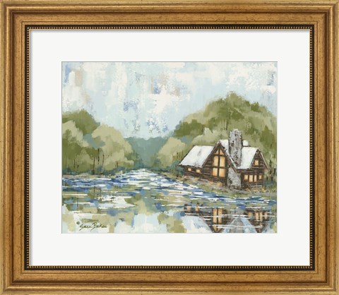 Framed Adventure Lake Print