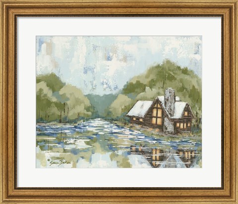 Framed Adventure Lake Print