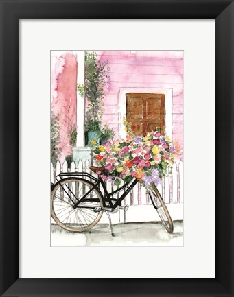 Framed Spring Bike Ride Print