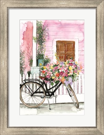 Framed Spring Bike Ride Print