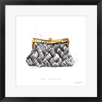 Framed Glitz and Glam X Print